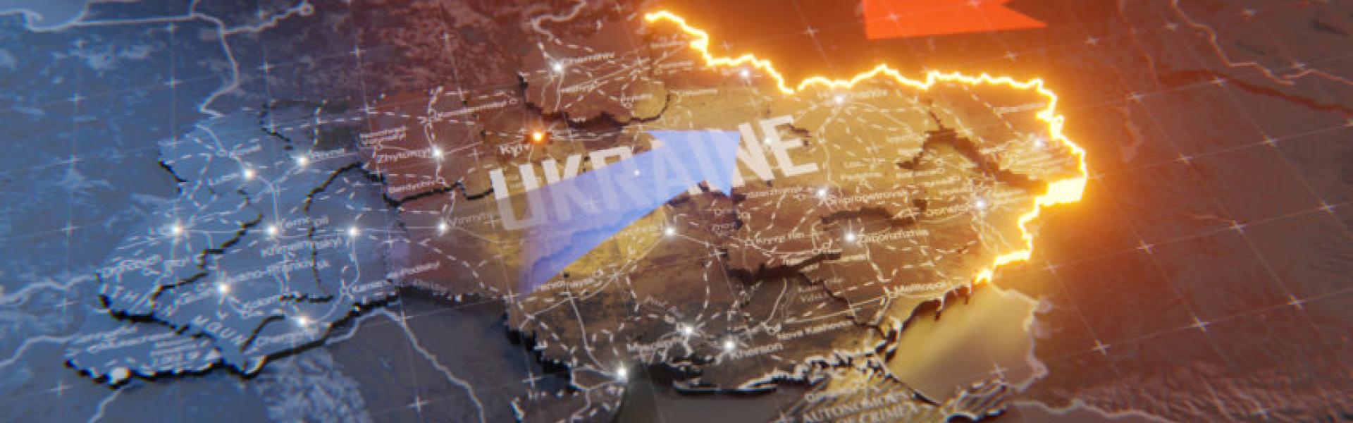 ukraine and russia map visualisation