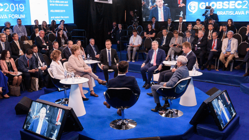GLOBSEC 2020 Digital Stage Discussion Photo