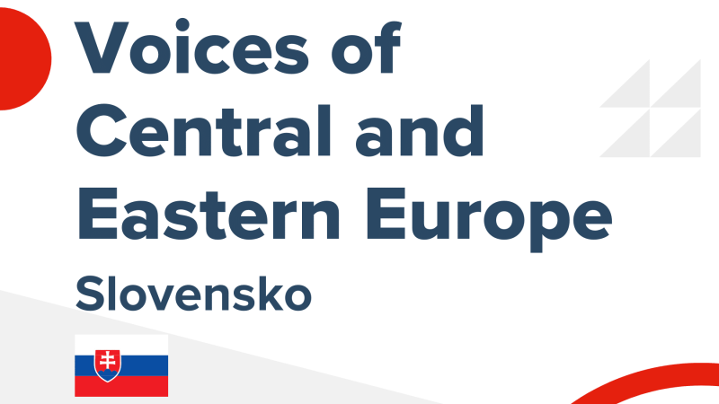 Voices of Central and Eastern Europe Slovensko banner